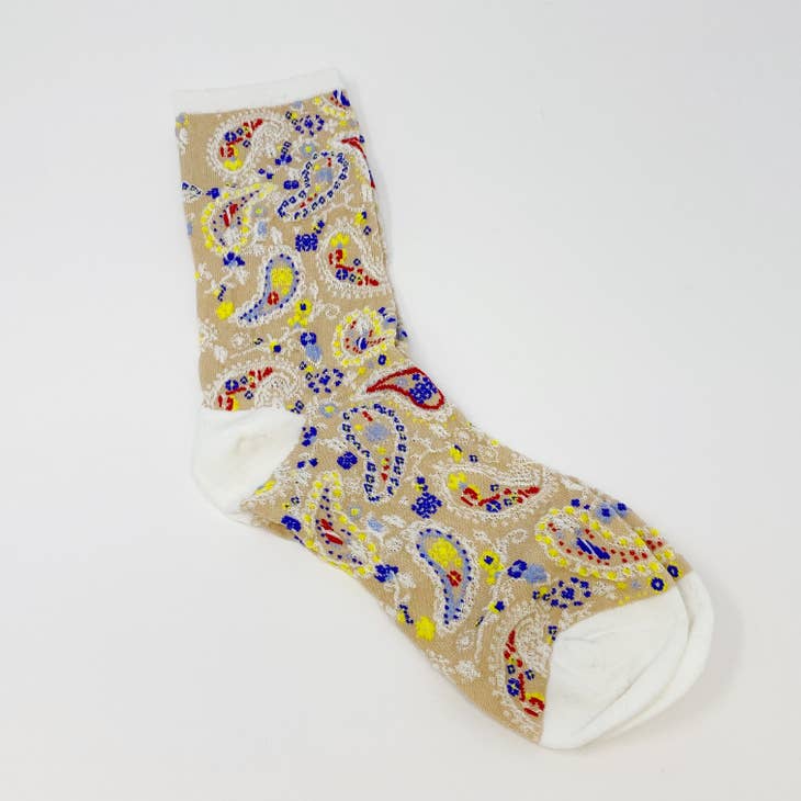 Color Heaven Paisley Socks Set