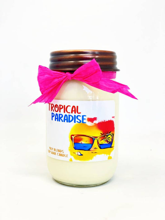 Summer Jumbo Candle - Tropical Paradise