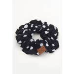 C.C Polka Dot Scrunchies-Black